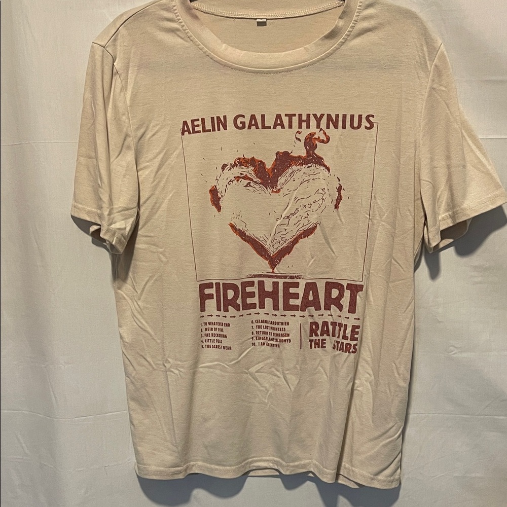 Beige Graphic T-Shirt